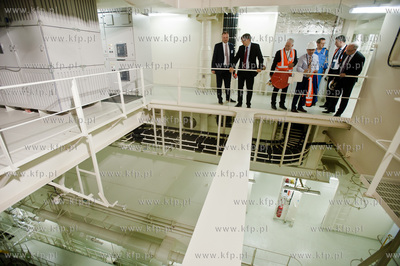 Gdansk. Terminal kontenerowy DCT. Wizyta komisarza...