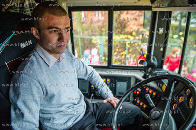 Gdansk. Pierwsza przejazdzka oryginalnego, amerykanskiego,...