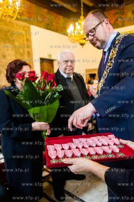 Gdansk. Ratusz Glownomiejski. Gdansk. Wielka Sala Wety...