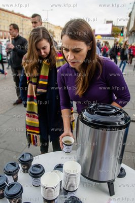 Gdansk. Wrzeszcz. Poslanka Platformy Obywatelskiej...