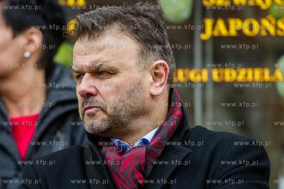 Wielki Piatek. Misterium Meki Panskiej na ulicach Gdanska.
Nz...