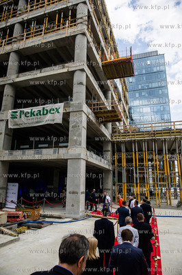 Gdansk. Oliwa. Uroczystosc wmurowania kamiena wegielnego...