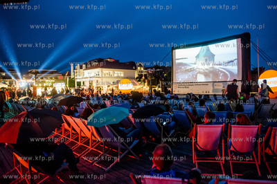 Sopot. Molo. Gala wreczenia Diamentowego Klapsa Filmowego...