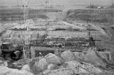 Budowa Elektrowni Wodnej Zarnowiec - najwiekszej w...