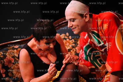 Gdansk. Teatr Wybrzeze. Proba przedstawienia Eva Peron...