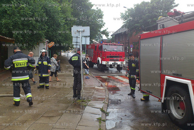 Dwukrotnie wielkie nwalnice nawiedzily Wejherowo. Ulewa...