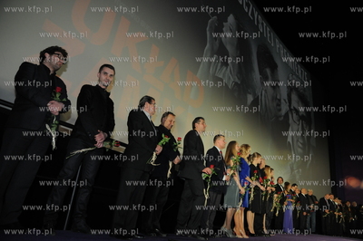 Warszawa, Zlote Tarasy. Premiera filmu Uklad Zamkniety...