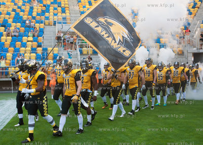 Gdynia. Stadion Miejski. Futbolisci Seahawks znow mistrzami...