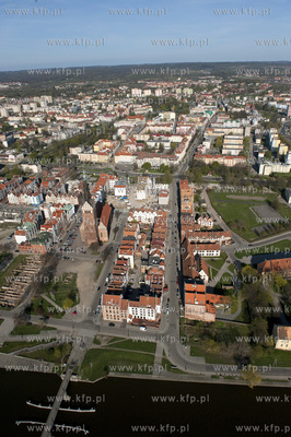 Elblag z lotu ptaka. 19.04.2009 fot. Kacper Kowalski...