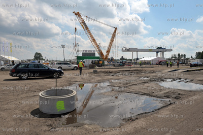 Gdansk, ul. Ku Ujsciu. Chrzest maszyny TBM, ktora otrzymala...