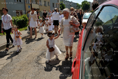 Uroczystosci i procesja Bozego Ciala w parafii sw....