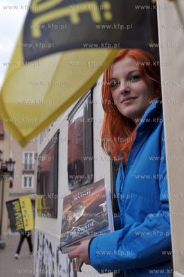 Wejherowo, Plac Jakuba Wejhera. Start Knegobusa Radia...