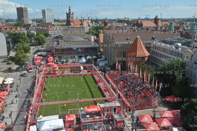 Final turnieju pilkarskiego Coca-Cola Cup na Targu...