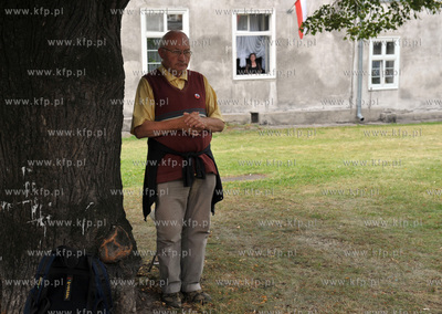 Gdansk. Plac Obronców Poczty Polskiej w Gdansku. Uroczystosci...