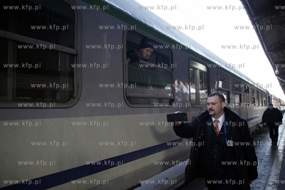 Gdansk. Dworzec Glowny PKP. Strajk kolejarzy.
25.01.2013
fot....