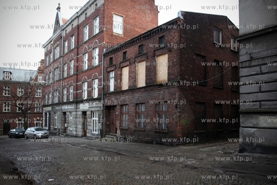Biskupia Gorka w Gdansku. Kamienice przy ul. Biskupiej.
11.12.2013
fot....