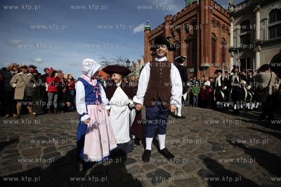 Gdańsk. Plac między Złotą Bramąi Katownią. Historyczna...