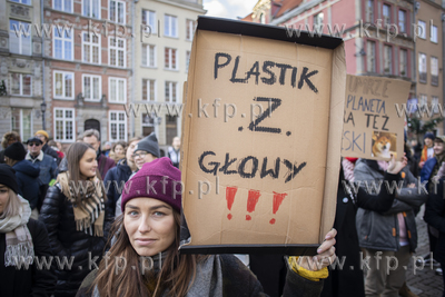 Gdańsk. Długi Targ. II Młodzieżowy Strajk Klimatyczny.
29.11.2019
fot....