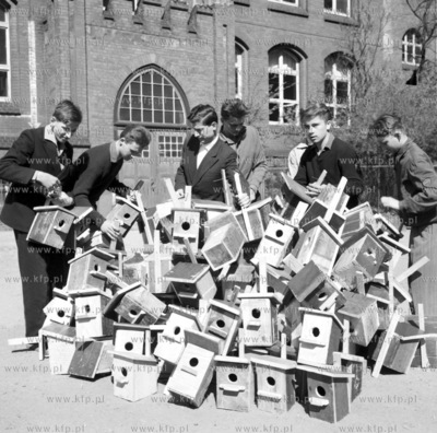 Uczniowie klas VIII, IX i X, I Gimnazjum w Gdansku...