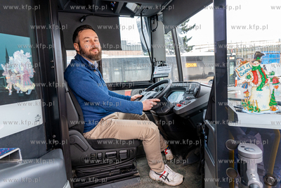 Kierowca GAiT Przemysław Kloc, który odnalazł i...