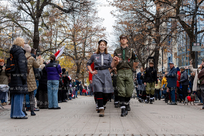 Sopot. Święto Niepodległości. Parada rowerzystów,...