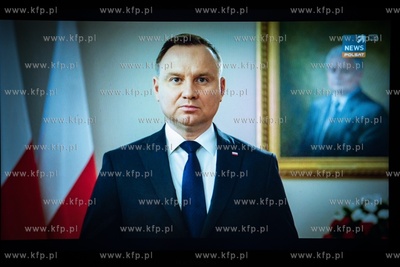 Orędzie prezydenta Andrzeja Dudy nt. katastrofy smoleńskiej,...