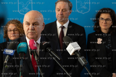 Sopot. Konferencja prasowa samorządowców zrzeszonych...