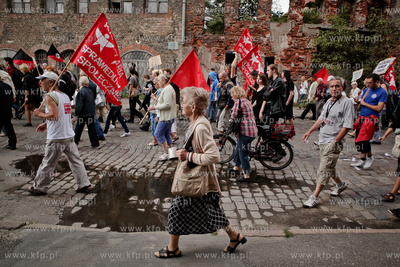 Gdansk. Stare Miasto. Ulica Dluga. Czwarty Marsz Pustych...