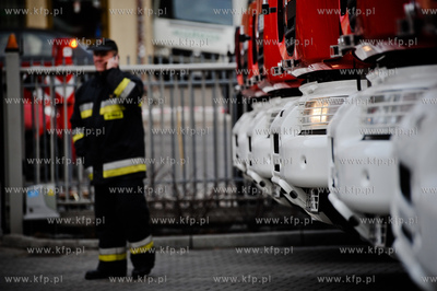Gdansk. Komenda Wojewodzkiej PSP w Gdansku. Przekazanie...