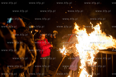 Gdansk. Dzien Gniewu. Manifestacja pod haslem 5 X NIE...