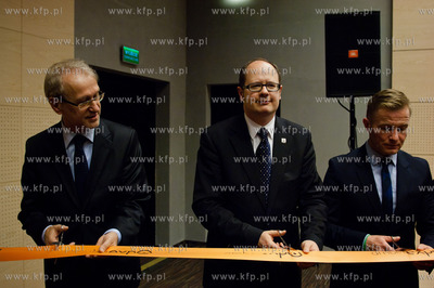 Gdansk. Letnica. Uroczyste otwarcie Centrum Wystawienniczo-Kongresowego...