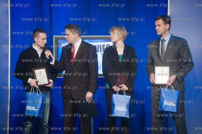 Gdansk. Stidio TVP Gdansk. Gala wreczenia nagrod w...