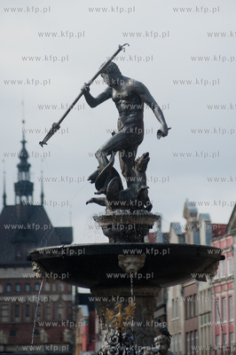 Gdansk. Obchody 380 urodzin Fontanny Neptuna. Uroczysta...