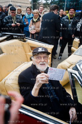 Gdansk. Obchody 55 lecia Polskiego Rock & Rolla. Odsloniecie...