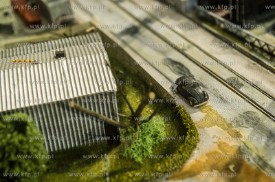 Montaż dioramy w historycznej Sali BHP Stoczni Gdańskiej,...