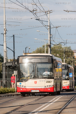 Gdańsk. Morena. Linia tramwajowa Piecki - Migowo.
18.07.2017
fot....