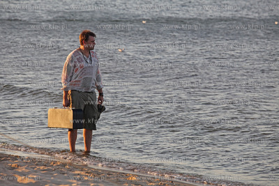 Gdansk - Brzezno. Plan zdjeciowy filmu MILION DOLAROW...