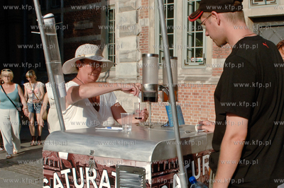 Saturator na starowce w Gdansku, jak za dawnych lat...