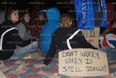 Londyn. Juz w czwartek wieczorem na trasie przejazdu...