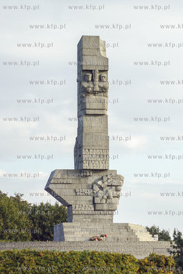 Gdańsk. Pomnik Obrońców Wybrzeża na Westerplatte....