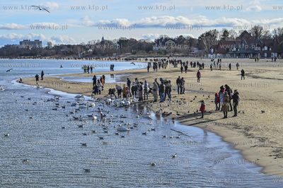 Sopot. Sloneczna niedziela i tłumy spacerowiczów...