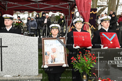Cmentarz Witomiński w Gdyni. Uroczystości pogrzebowe...