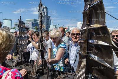 Gdynia. Odsłonięcie makiety słynnego polskiego żaglowca...