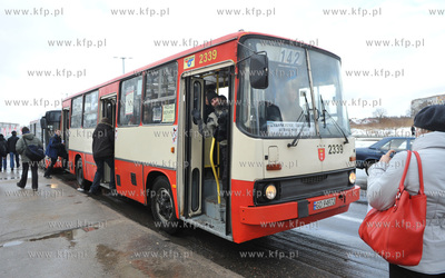 Pozegnanie z autobusem miejskim Ikarus w Gdansku. Przez...
