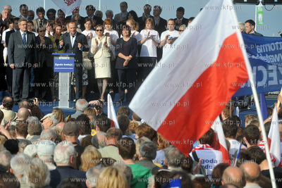 Zakonczenie kampanii wyborczej kandydata na urzad Prezydenta...