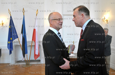 Palac Opatow w Oliwie. Uroczystosc otwarcia Konsulatu...