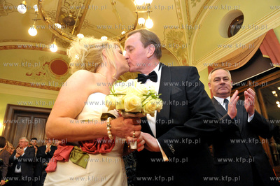 Ostatni slub w roku w gdanskim Urzedzie Stanu Cywilnego...