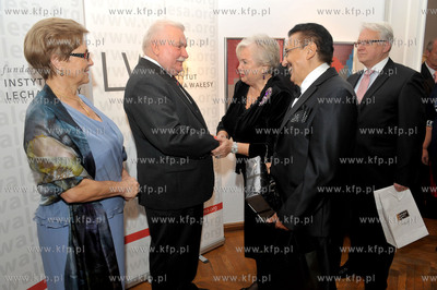 70 urodziny Lecha Walesy w oliwskim Palacu Opatow w...