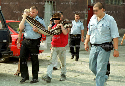 Wizja lokalna w sprawie zabojstwa mezczyzny przy ul....
