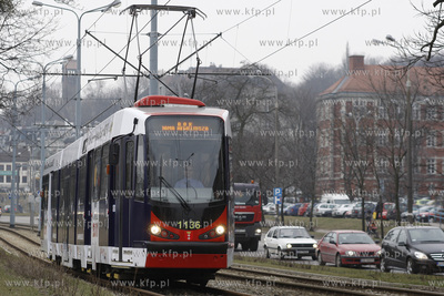 Gdansk. Prezentacja jednego z gdanskich tramwajow D...